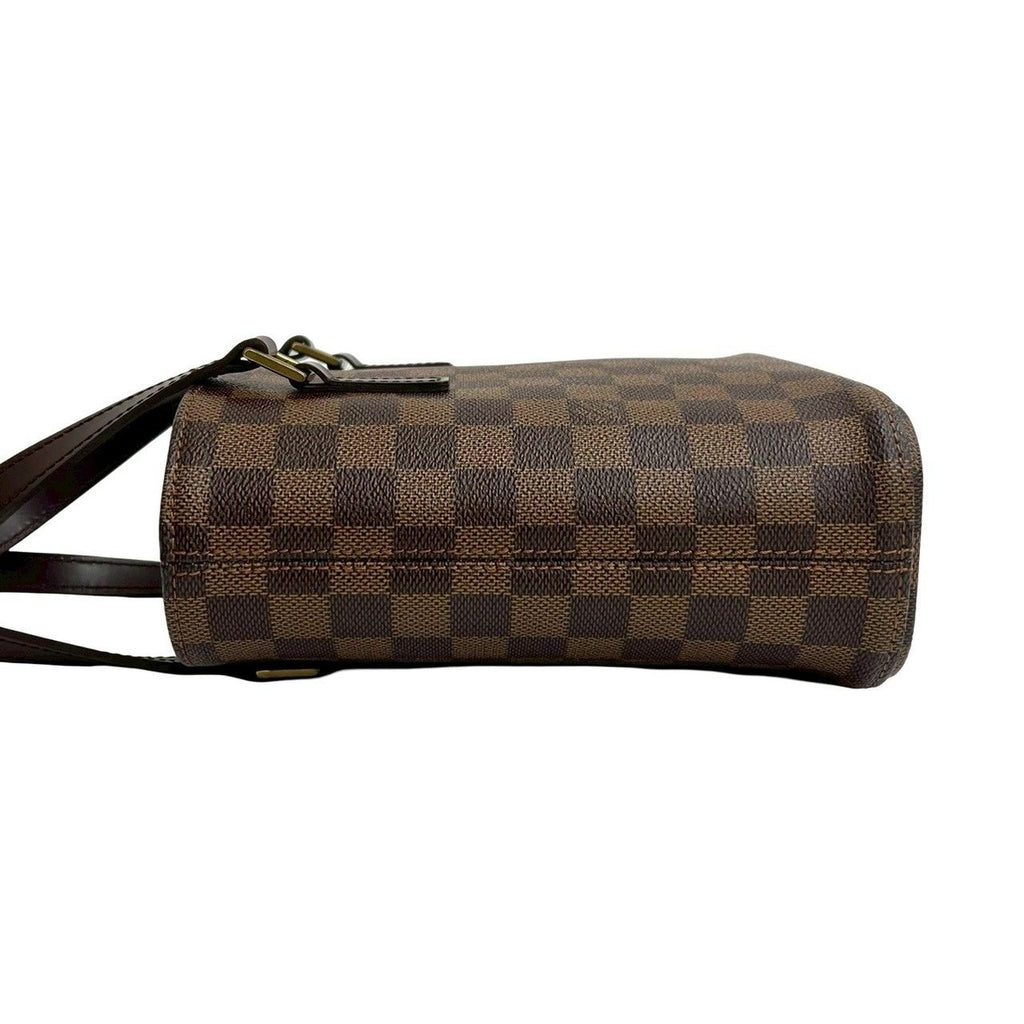 Louis Vuitton Vintage Vavin PM Damier Leather Handbag Mini Tote Brown — view 5
