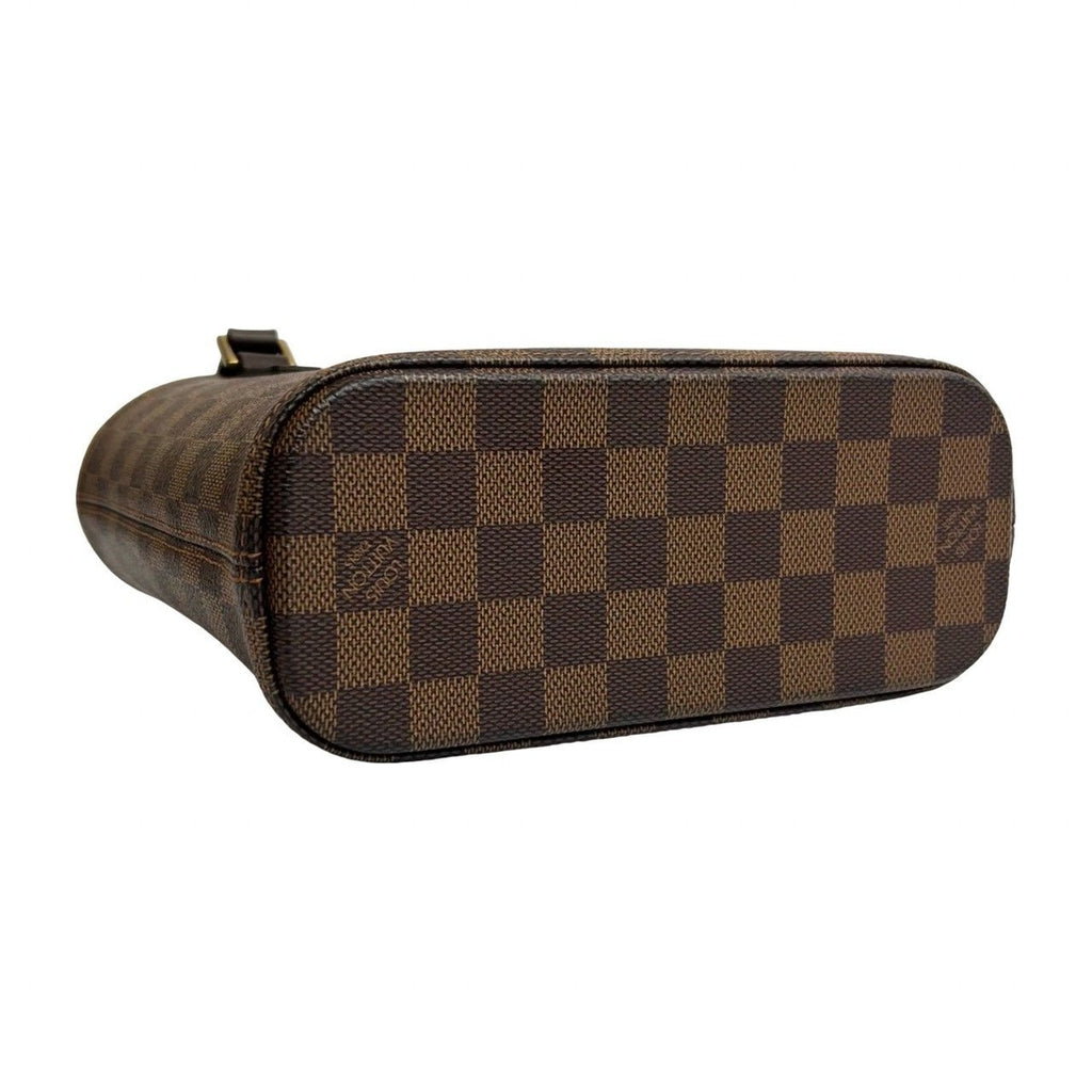 Louis Vuitton Vintage Vavin PM Damier Leather Handbag Mini Tote Brown — view 7