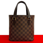 Louis Vuitton Vintage Vavin PM Damier Leather Handbag Mini Tote Brown