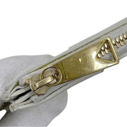 Bottega Veneta Coin Case White Cassette Purse — view 2