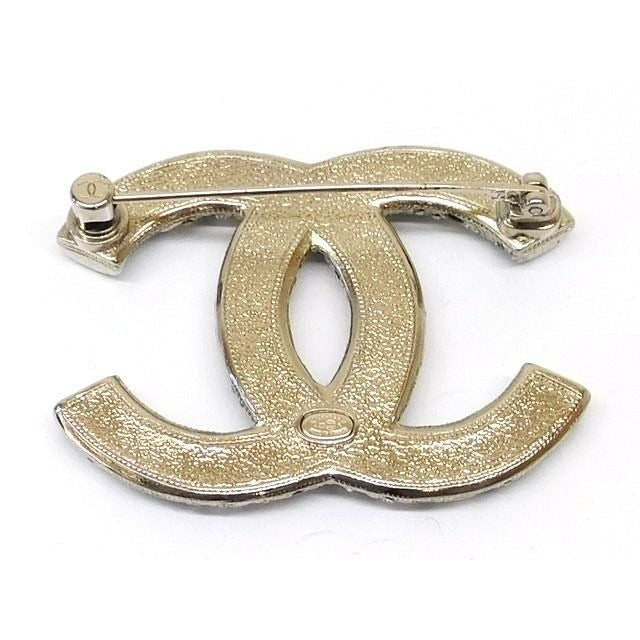 Chanel A23 K Brooch Coco Mark Star Clear Stone 7 — view 2