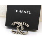 Chanel A23 K Brooch Coco Mark Star Clear Stone 7 — view 5