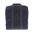 Hermes Acapulco Sac A Dos Backpack Rucksack Daypack Leather Toile Chevron Black — view 2