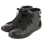 Louis Vuitton Monogram Empreinte Side Zip High Cut Sneakers Size 37 Approximatel