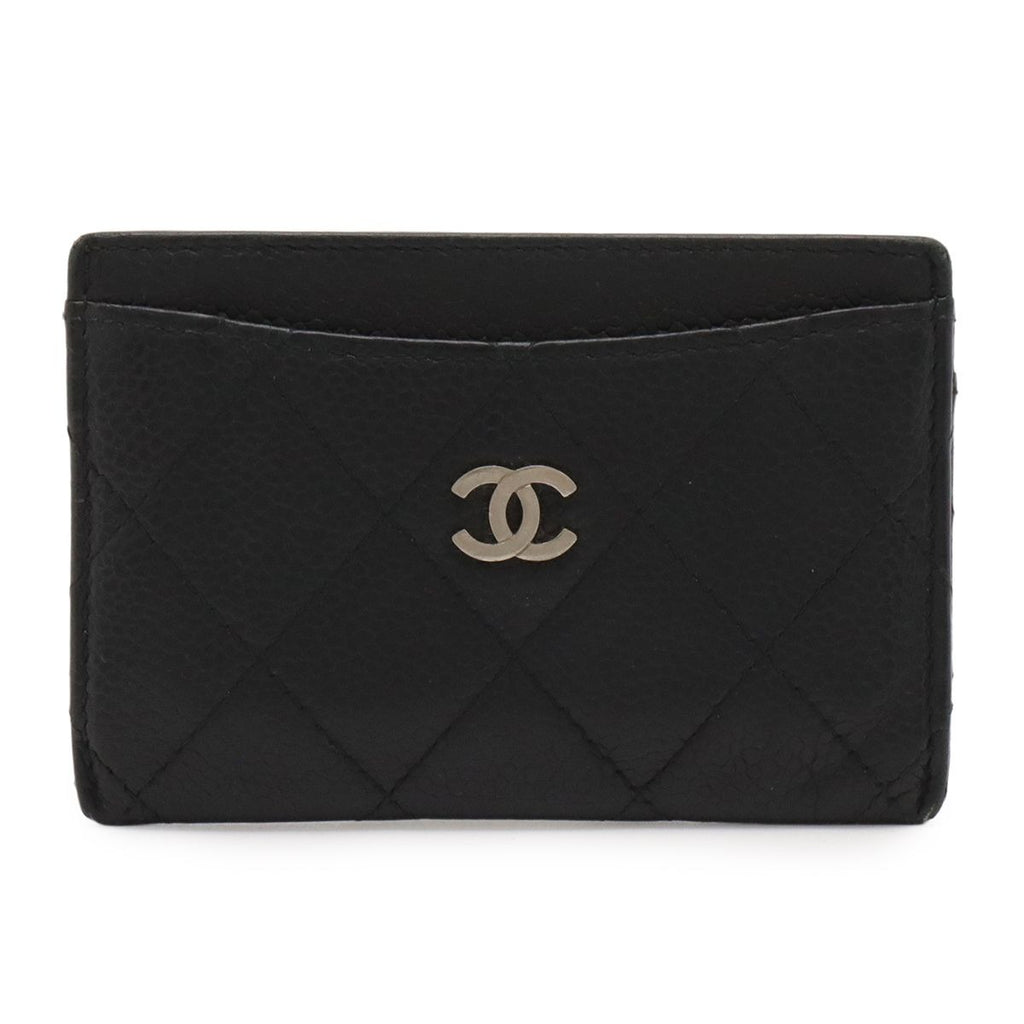 Chanel Quilted Classic Card Case CC Logo Business Holder