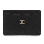 Chanel Quilted Classic Card Case CC Logo Business Holder