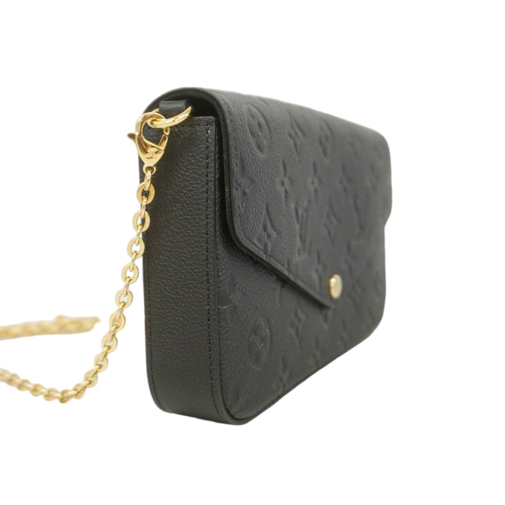 Louis Vuitton Shoulder Wallet Monogram Empreinte Pochette Felicity Noir — view 2