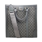 Gucci Tote Bag Ophidia Medium GG Supreme Grey Silver Hardware