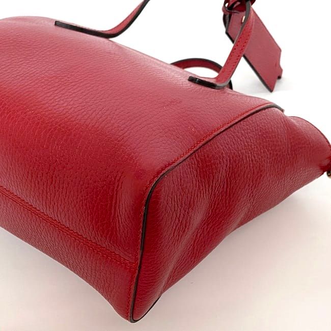 Gucci 2 way Bag Red Leather — view 5