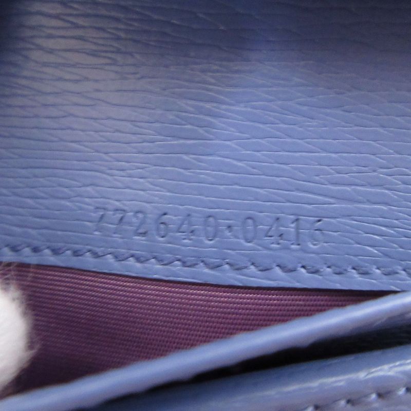 Gucci Leather Purple Bifold Wallet 0558 — view 6