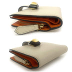 Fendi Bifold Wallet Beige Gold Orange 8 M0386 — view 3