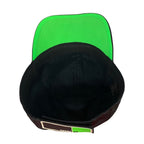 Prada Cap Nylon Logo Baseball 2 Hc274 Size L Black and Green 0864 — view 6