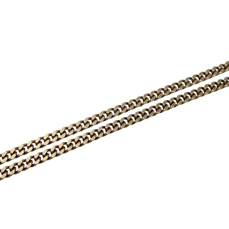 Saint Laurent Shoulder Bag Chain Logo Orange Gold Hardware — view 9