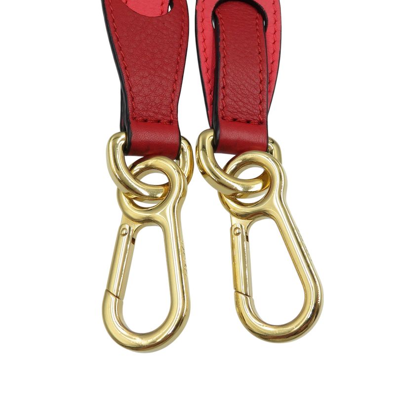 Loewe Leather Gold Hardware Pink Red Shoulder Strap 0801 — view 3