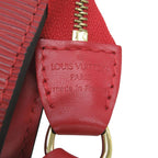 Louis Vuitton Pochette Accessoires Epi Leather Castilian Red Handbag — view 5