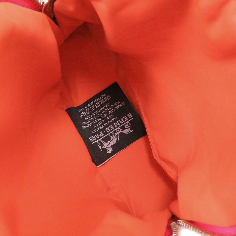 Hermes Bolide Pouch 16 Mini Cotton Raspberry 1213 — view 5