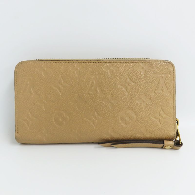 Louis Vuitton Zippy Wallet Monogram Empreinte Dune Beige Long — view 2