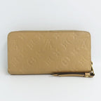 Louis Vuitton Zippy Wallet Monogram Empreinte Dune Beige Long — view 2