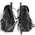 Saint Laurent Rucksack Festival Backpack Lace Black Fringe — view 5