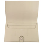 Hermes RMS Toutenmain Evercolor Nata Silver Hardware Engraved W Long — view 6