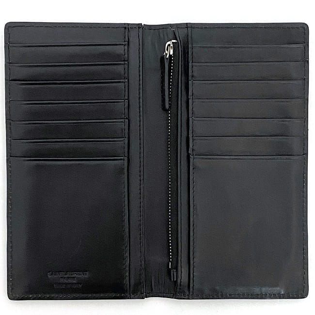 Saint Laurent Folding Long Wallet Black — view 4