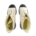 Chanel Shorts Faux Pearl White Black Size 38 C Shoes — view 6