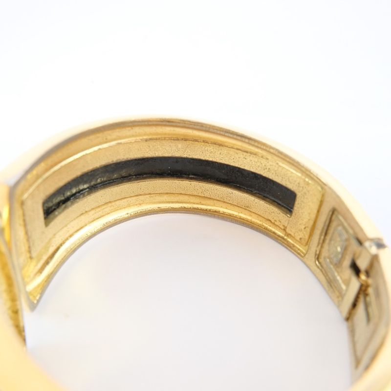Christian Dior Bracelet Gold Plated 74.8 g Bangle — view 7