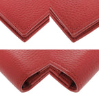 Gucci Leather Red Shoulder Wallet Bag Long 0462 — view 4
