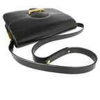 Celine Carriage Shoulder Bag Leather Black 67 Fa291 — view 5