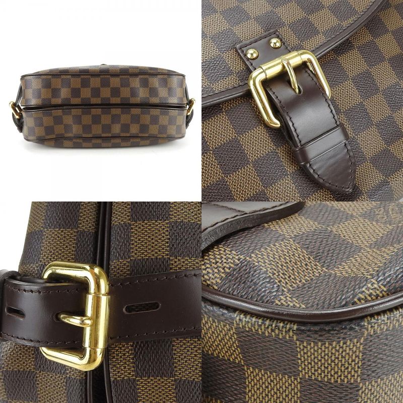 Louis Vuitton Handbag Highbury Damier Canvas Brown Gold Hardware — view 4