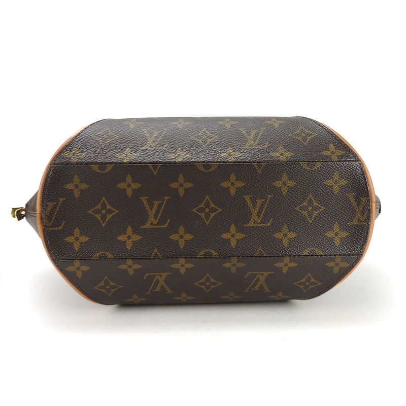 Louis Vuitton Handbag Ellipse MM Monogram Brown Gold Hardware Casual — view 4