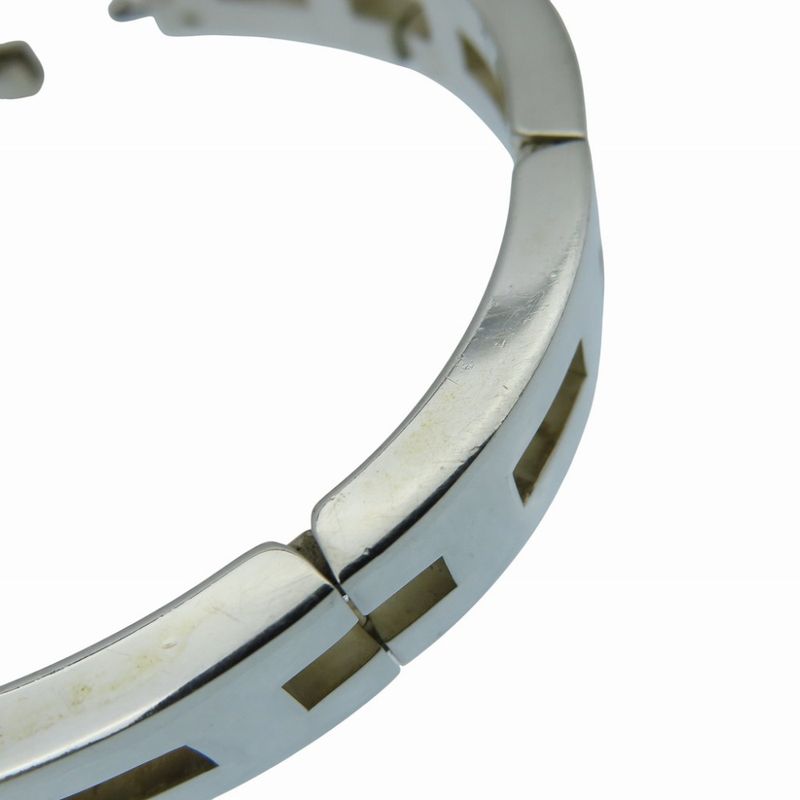 Hermes Vintage H Motif Silver 925 Bracelet Bangle Accessory 0912 — view 8
