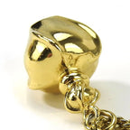 Christian Dior Necklace Metal Gold GP Perfume Bottle Motif Accessories — view 7