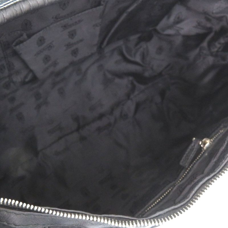 Gucci GG Logo Fringe Bamboo One Shoulder Bag Horsebit Hobo Nylon Leather — view 5