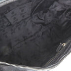 Gucci GG Logo Fringe Bamboo One Shoulder Bag Horsebit Hobo Nylon Leather — view 5