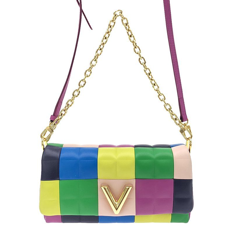 Louis Vuitton Pochette Twist EW Leather Flap Shoulder Bag Multicolor — view 3