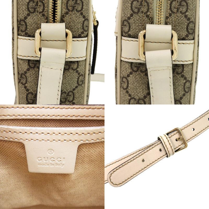 Gucci GG Supreme Canvas Brown Shoulder Bag 0398 — view 9