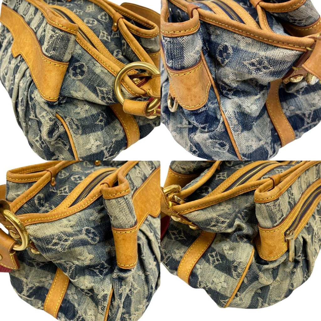 Louis Vuitton Monogram Denim Porte Epol Rayet MM Shoulder Bag — view 5