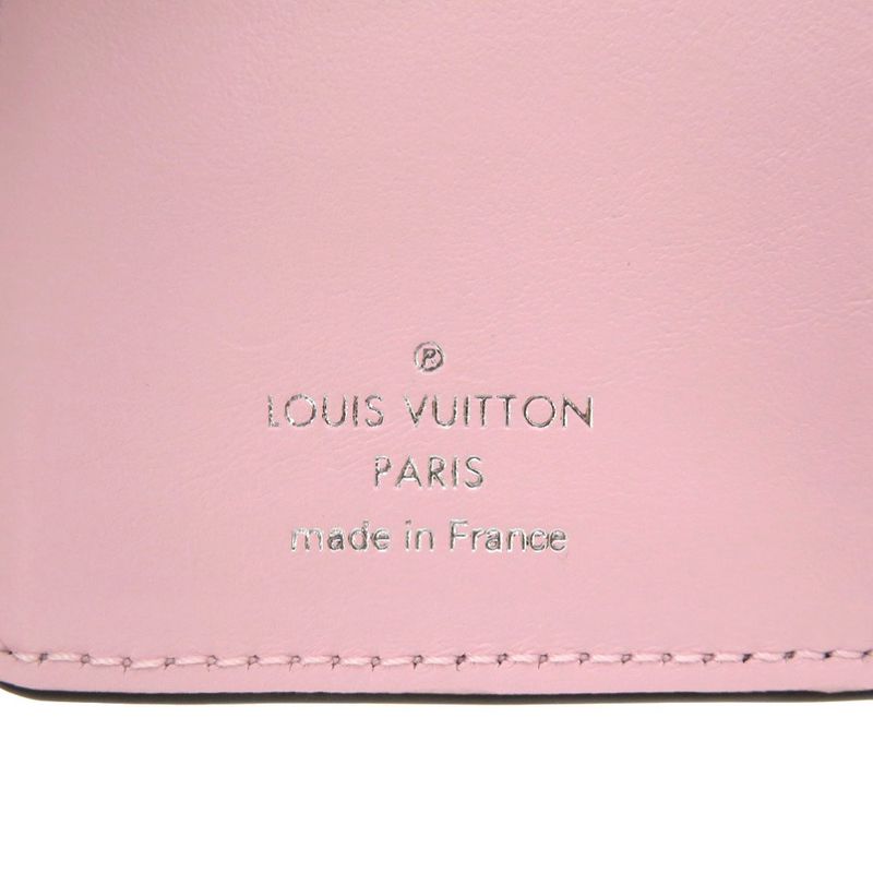 Louis Vuitton Monogram Mahina Portefeuille Cles A Rose Jasmine Bifold — view 8