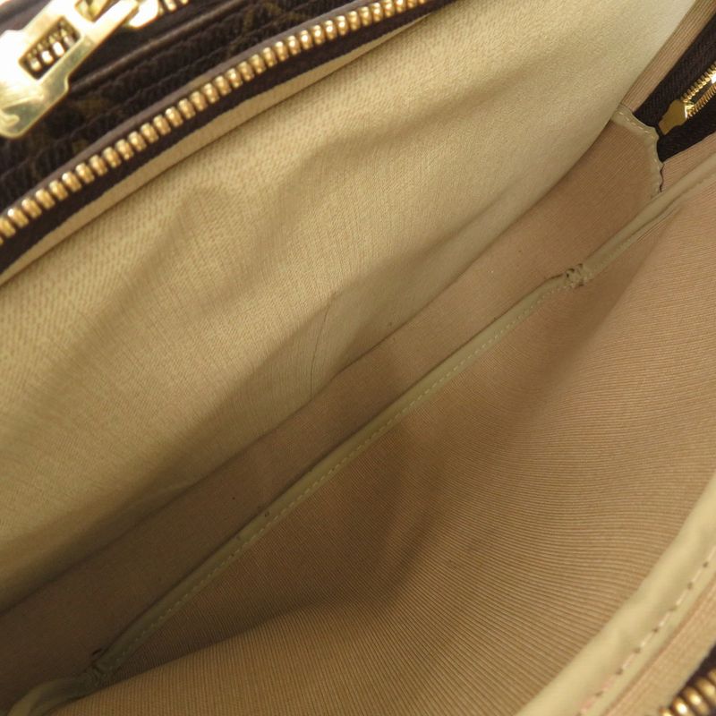 Louis Vuitton Reporter GM Monogram Brown Shoulder Bag 0241 — view 7