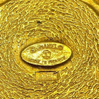 Chanel Cambon Line Circle Pin Brooch Accessories Small Coco Logo GP — view 6