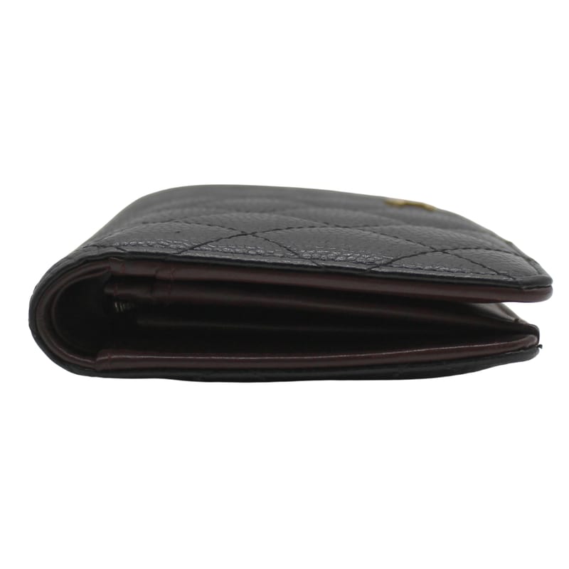 Chanel Ap0233 Caviar Leather Folded Long Wallet — view 6
