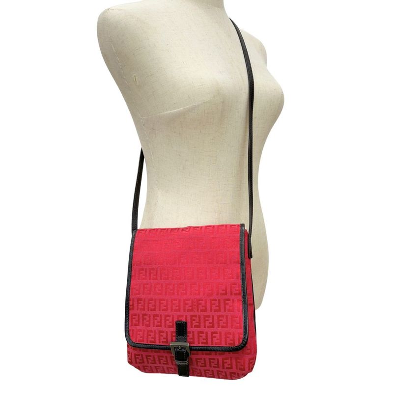Fendi Zucca 8 Bt052 Canvas Women Shoulder Bag — view 8