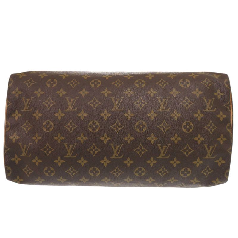 Louis Vuitton Speedy 40 Monogram Brown Handbag 0070 — view 3