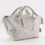 Bottega Veneta Arco Tool Bag Maxi Intre 2-Way Shoulder Calf White — view 3