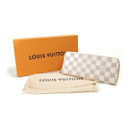 Louis Vuitton Portefeuille Clemence Damier Azur Long Wallet — view 7