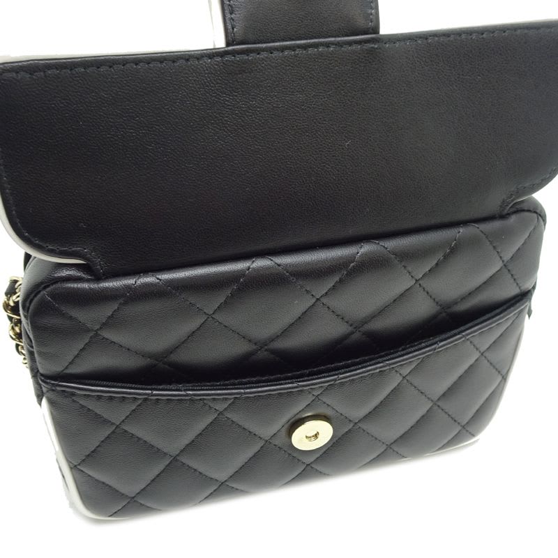 Chanel Shoulder Bag Quilted Chain Clutch Ap4516 — view 7