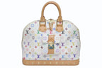 Louis Vuitton Takashi Murakami Alma GM Handbag Monogram Multicolor White