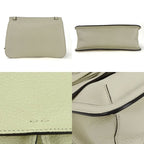 Gucci Shoulder Bag Bamboo Daily Leather Ivory Simple Usual Women — view 3