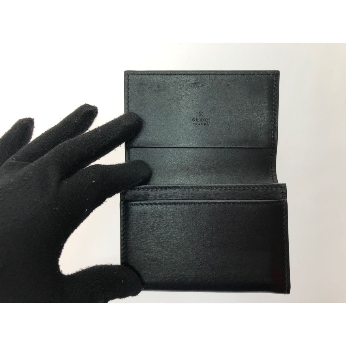 Gucci Card Case Business Holder GG Marmont Leather — view 5